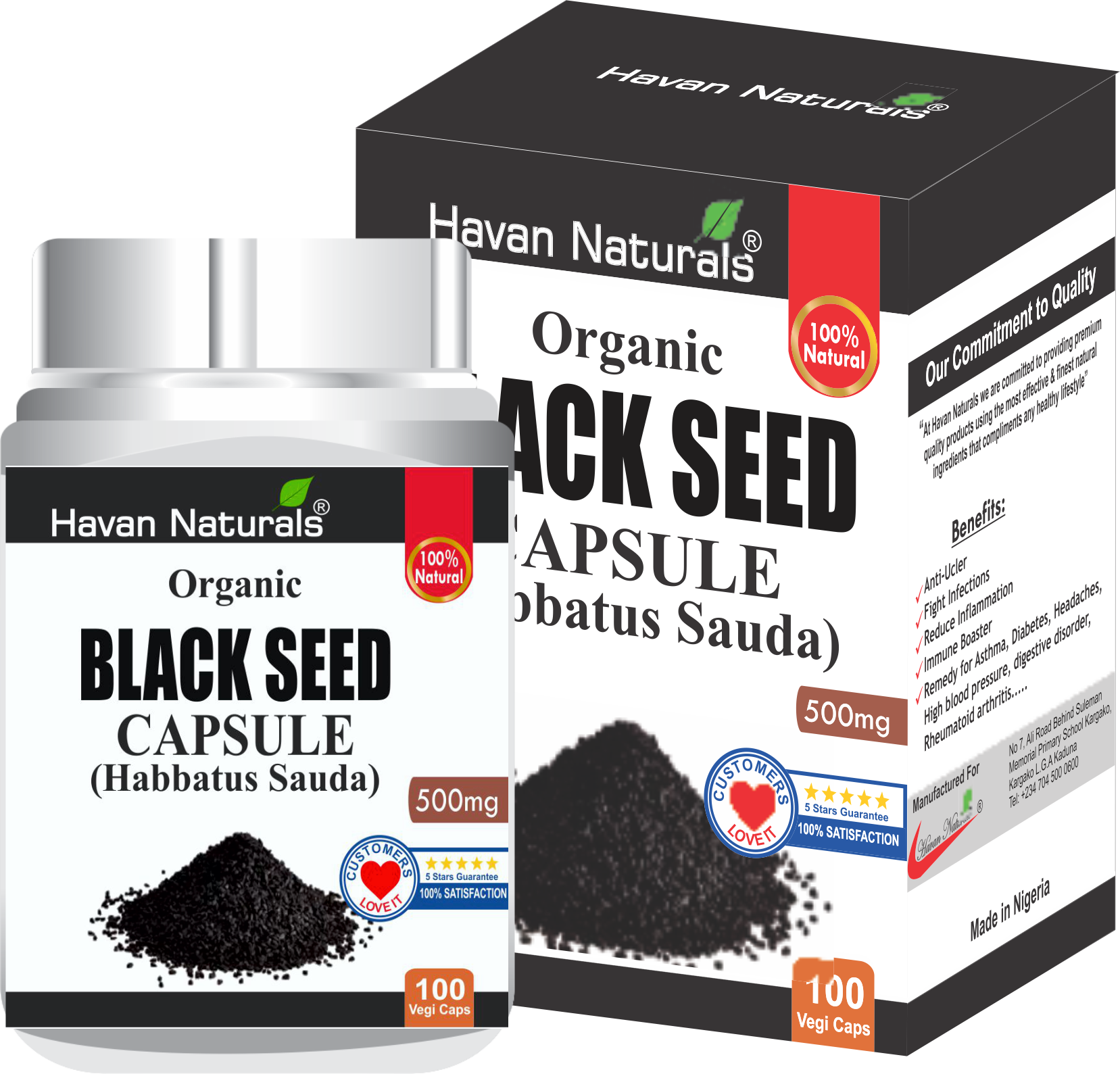 BLACK SEED CAPSULE100